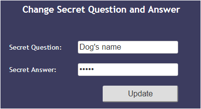 Secret Question